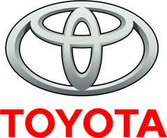 Комплект брызговиков Toyota Solara (красные)